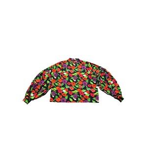 Zara Blouse Women’s Medium Colorful Geometric Dopamine Dressing Top
